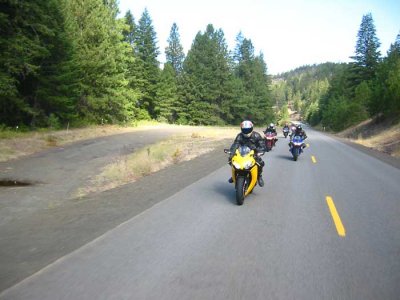 Heading to Spray