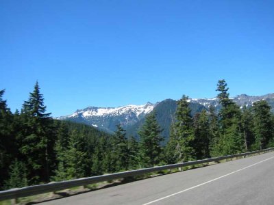 Snow covered peaks