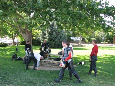 Group at the park