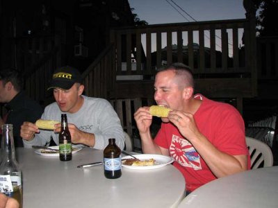 Digging into that corn