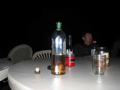 This bottle was full when the evening started