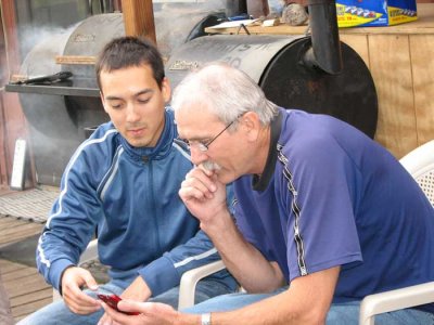 The Johns talking