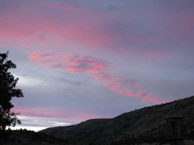Fossil sunlit clouds