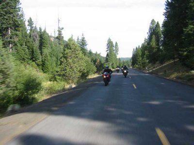 The ride to Spray