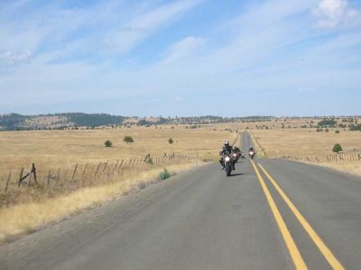 View along Hwy 402