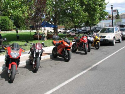 Bikes in Maupin