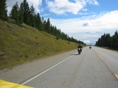 Heading toward Radium Hot Springs