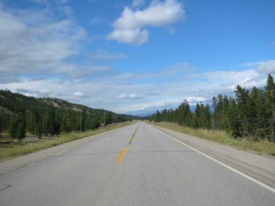 Heading toward Radium Hot Springs