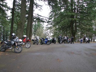 Stopped at Bald Peak
