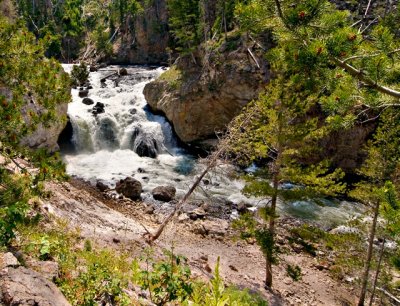 Waterfall, Firehole River