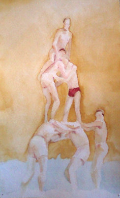 Watercolor on Paper 7 x 11.5inches