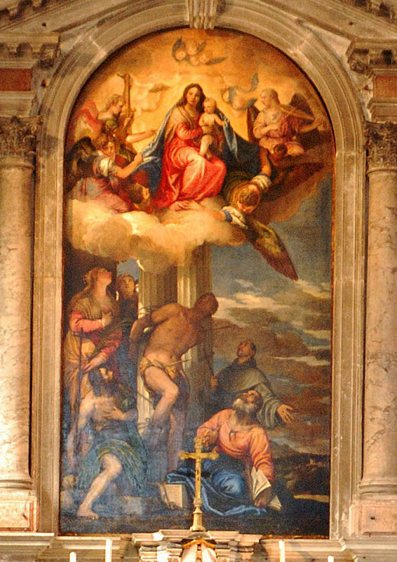 Main altar of Chiesa S. Sebastiano - Venice