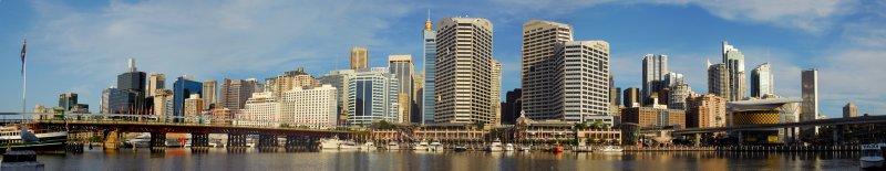 Panorama of Darling Harbour 3 (Cockle Bay)- late afternoon