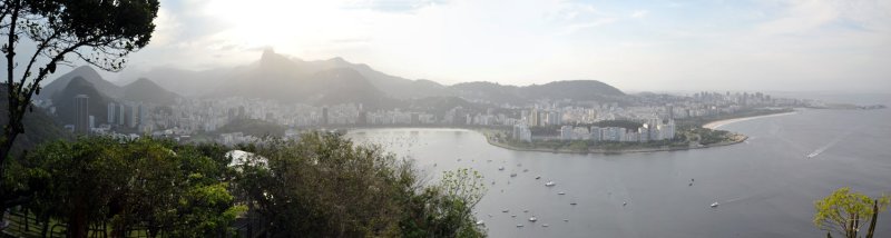Panoramic view of Rio de Janeiro from Morro da Urca