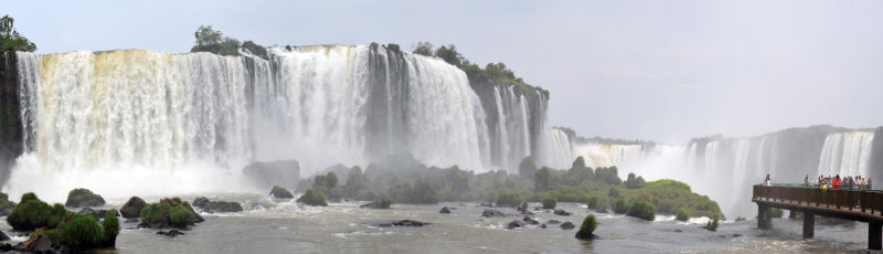 Iguau Falls Panorama  - Devil's Throat