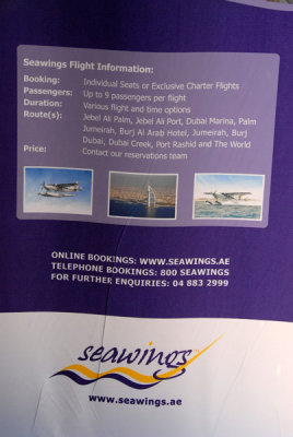 Seawings Flight Information - 04 883 2999 or 800 SEAWINGS
