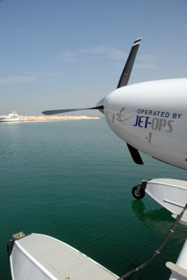 Boarding the Seawings floatplane