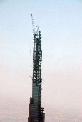 Top of the Burj Dubai, October 2008