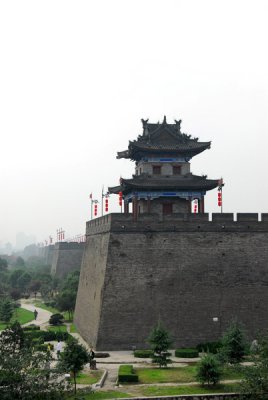 Northeast corner of Xian city wall