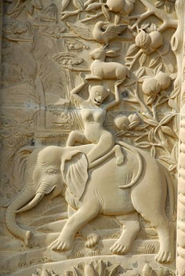 The Four Harmonious Friends (elephant-monkey-rabbit-bird)