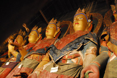 Bodhisattvas, inner chapel (Tsangkhang)  Pelkor Chöde