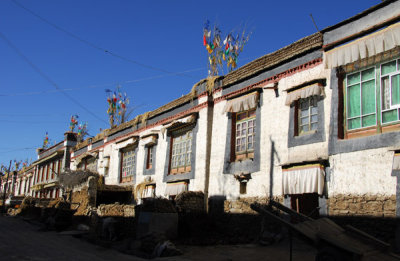 Old Town Gyantse to the northwest of Pelkor Chöde Monastery