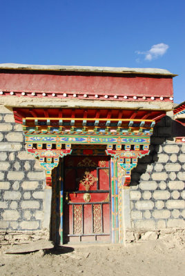 Tibetan doorway, Gyantse