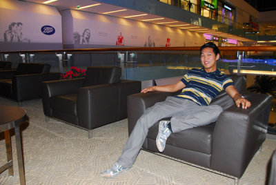 Relaxing at Dubai Mall