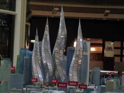 Model of The Lagoons, Dubai