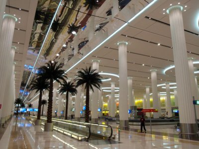 Emirates Airline baggage claim, Terminal 3, DXB