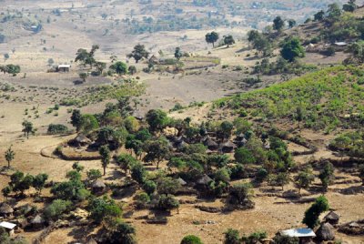 Rural village south of Gondar
