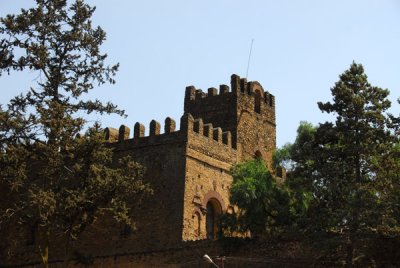 Our first glimpse of Gondar's famous Royal Enclosure