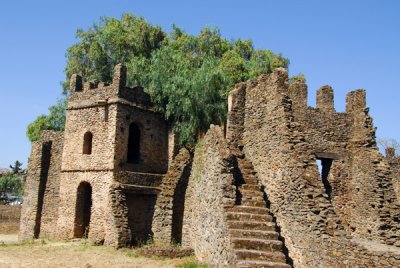 Ruins near the Turkish Bath, Royal Enclosure, Gondar
