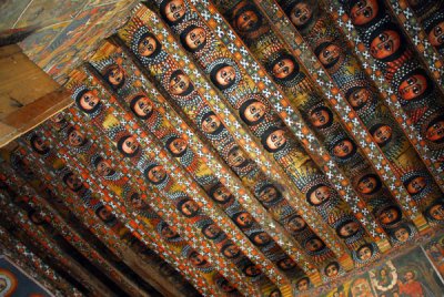 Ceiling of Debre Birhan Selassie Church