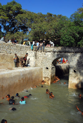 Fasilidas' Baths are filled just once a year for Timkat