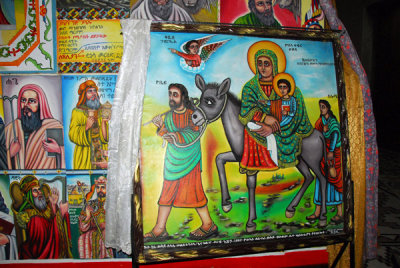 The Flight to Egypt, Church of Kuskuam, Gondar