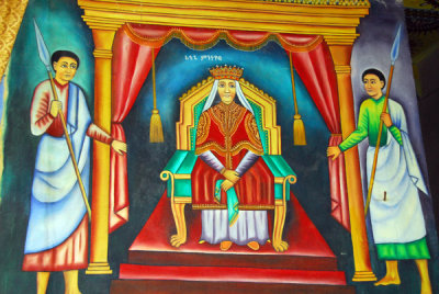 Empress Mentewab, Church of Kuskuam, Gondar