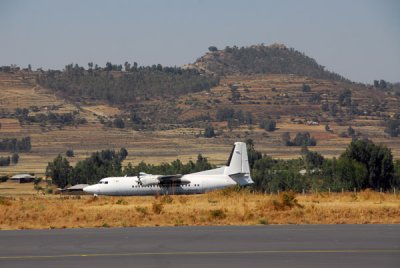 To save the tortuous 2 day drive to Lalibela we chose the 45 minute flight