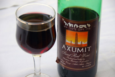 Axumite - a very sweet Ethiopian red wine