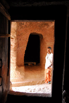 Doorway, Bet Danaghel, Lalibela