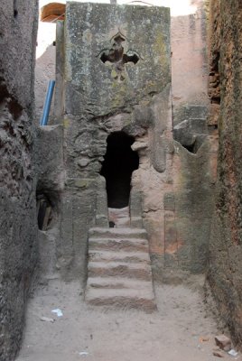 Main entrance, Northwest group of churches, Lalibela
