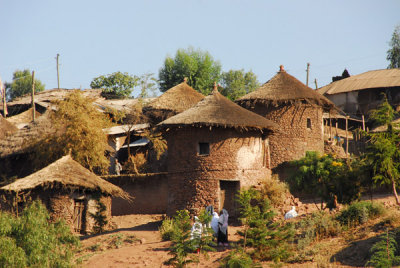 Village huts, Lalibela