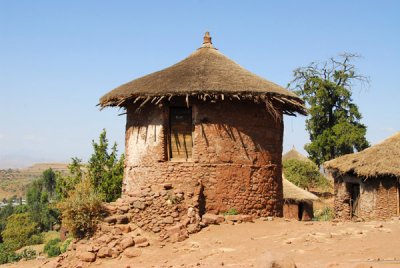 Typical Lalibela village architecture