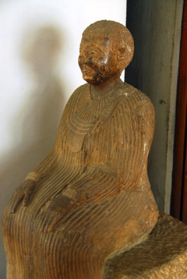 Ancient seated statue, National Museum of Ethiopia