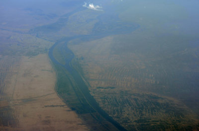 Shatt al-Arab (combined Tigris and Euphrates) Iran/Iraq border, near Basra
