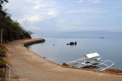 The quai at Culion where our boat dropped us off