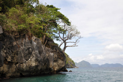 Rounding the point off El Nido