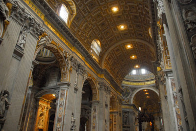 Stepping into St. Peters Basilica through the Door of the Sacraments