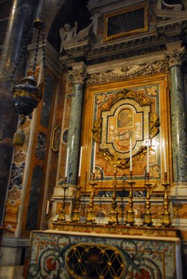 Altar of Our Lady of Succor (12th C.) St. Peters Basilica