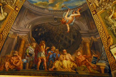 Ceiling of the Sala della Muse, ca 1780, Museo Pio-Clementino